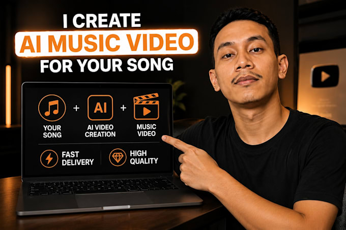 create custom ai music video