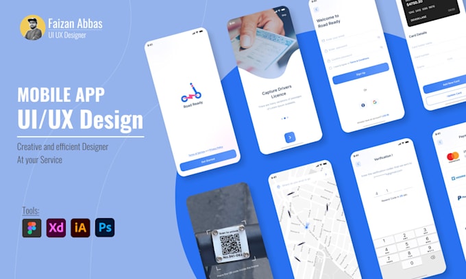 Do mobile app ui ux design for android and ios using figma by ...