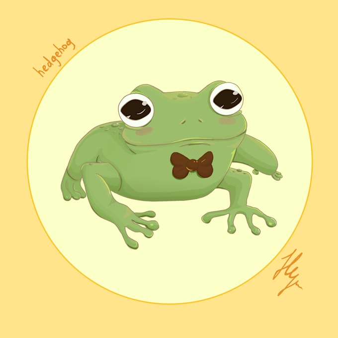 draw a frog for you in two days