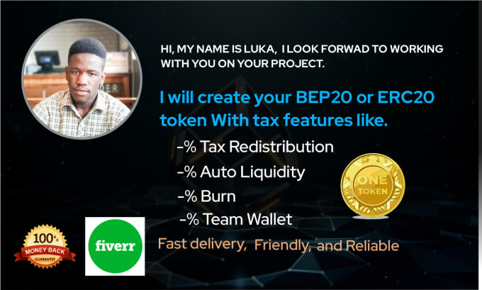 create crypto token smart contract and offer consultation