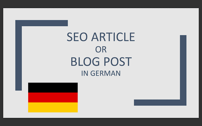 craft SEO german blog articles