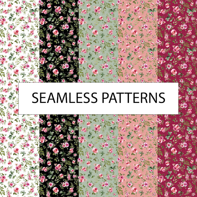 design floral seamless patterns for any product