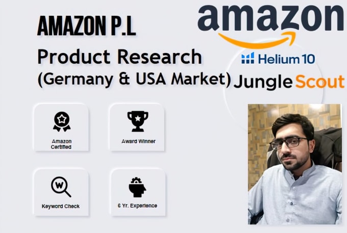 do product research and complete product hunting for amazon germany and USA