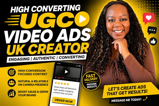 create ugc video ads for tiktok,instagram and facebook