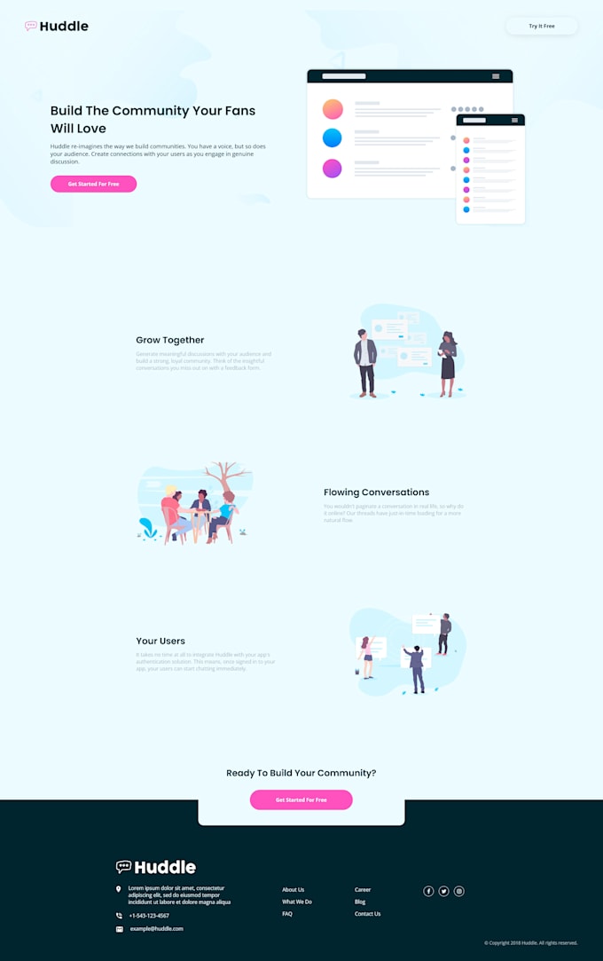 Develop a professional web page using html, css and javascript by ...