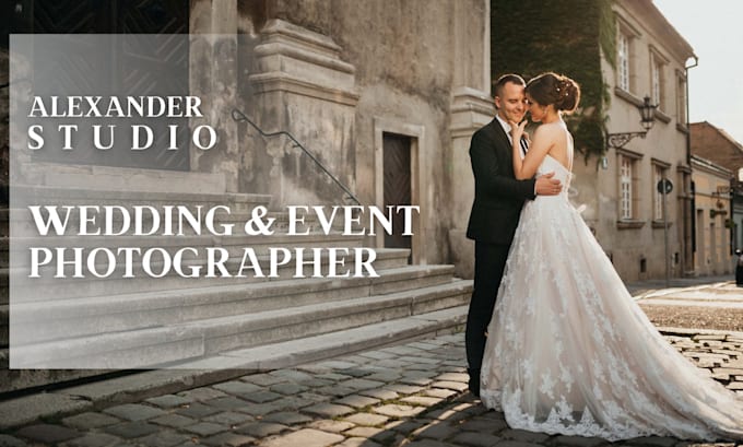 design wedding website with online booking, photography and portfolio website