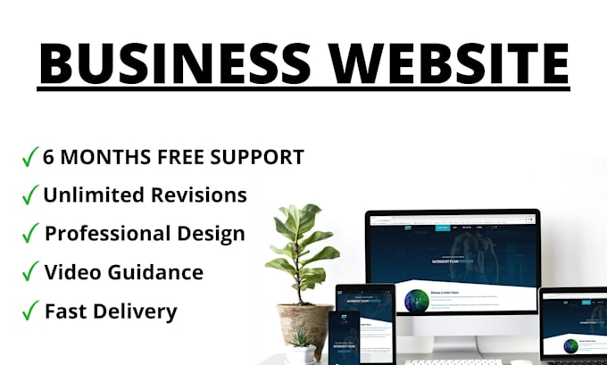 design and develop a professional business website