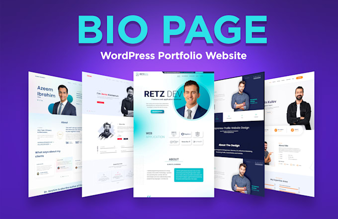 build responsive wordpress business portfolio site