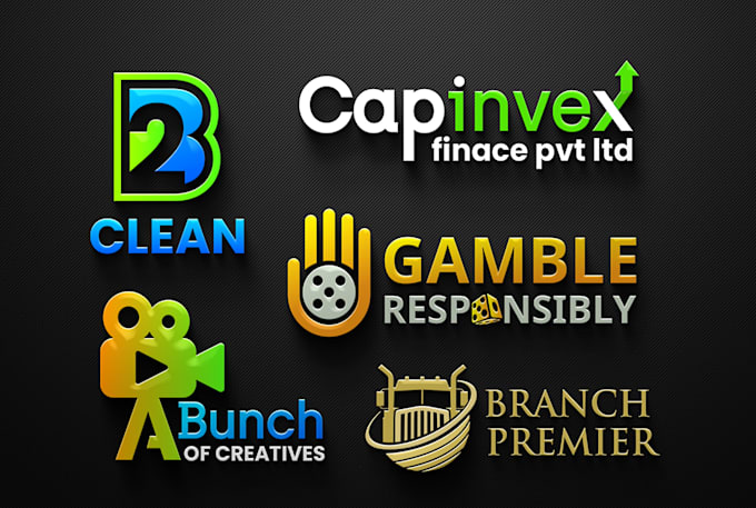 design creative 3d logo in 24hrs with copyrights