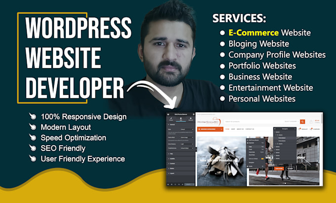 Design professional wordpress website for your business by Tech2tech ...