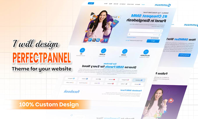 design perfect panel theme for your website
