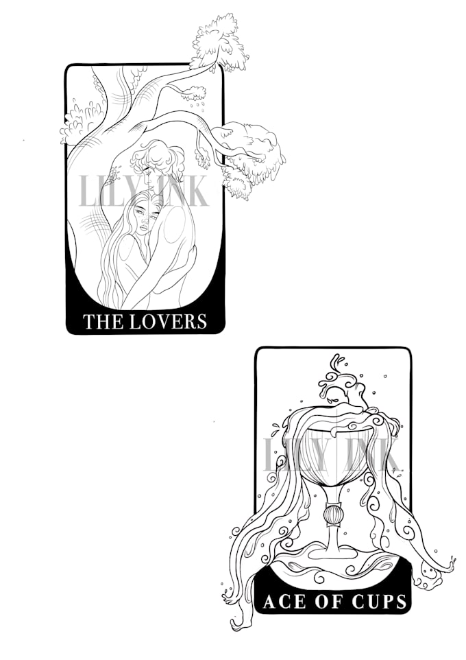 Design tattoos with spiritual meaning by Lilianmttus Fiverr