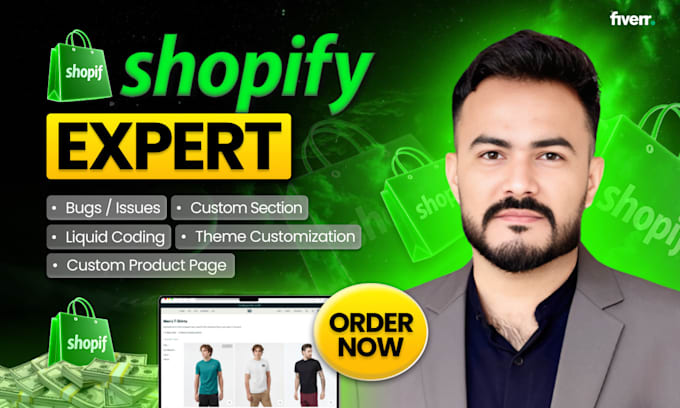 fix your shopify bugs html css liquid speed optimization shopify developer