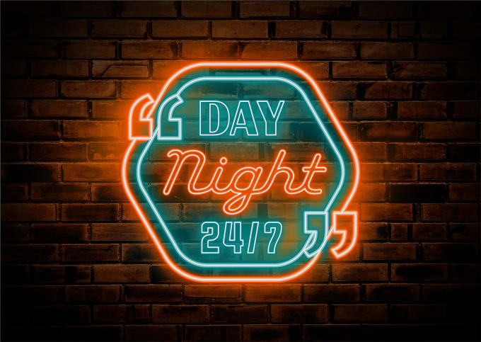 Design neon sign text and neon logo by Epicdesignzz | Fiverr