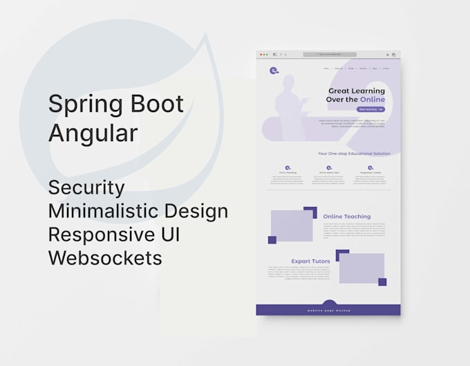 Make a project with spring boot and angular by Nasercs | Fiverr