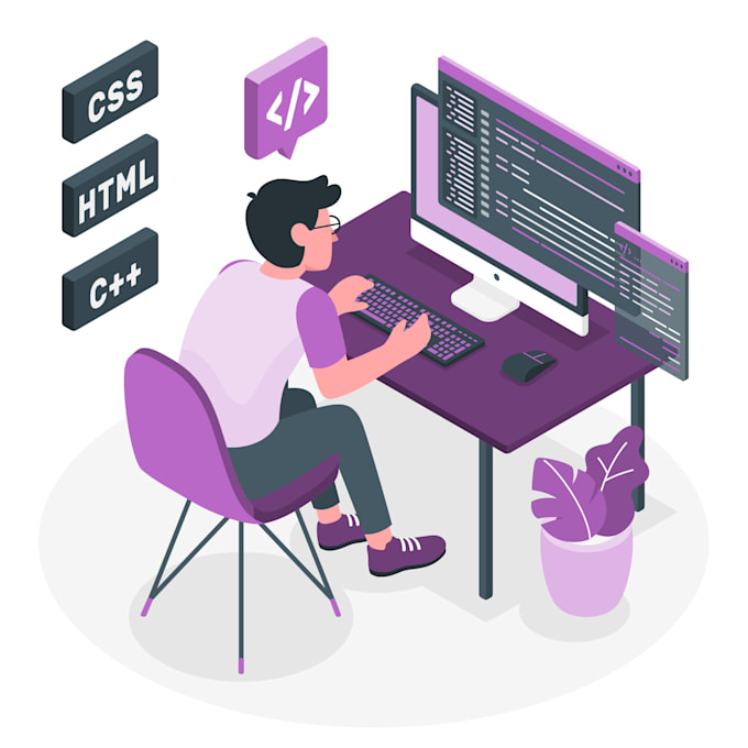 Code html, css and javascript to create front end web design by ...