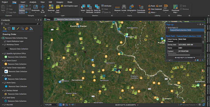 do geo spatial analysis, gis mapping, web gis, arcgis pro, qgis, arcmap