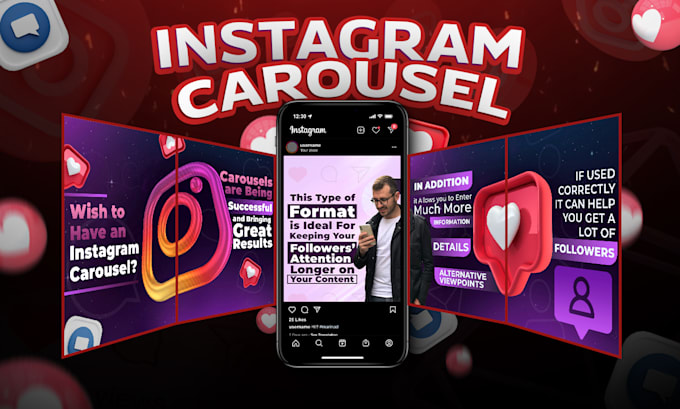 design eye catching carousels for your instagram