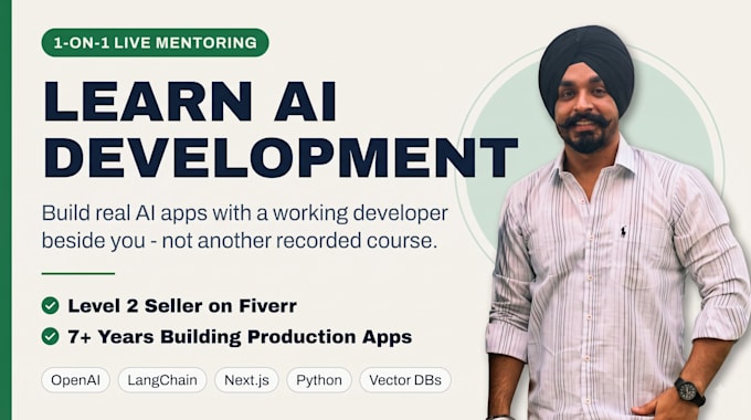 teach or help you learn ai development, mcp, saas