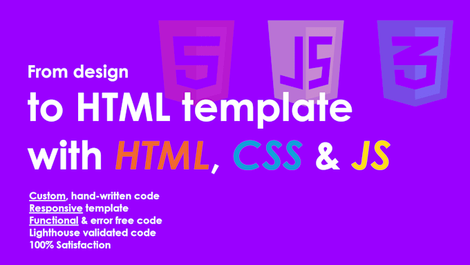 Convert your design into a responsive website template by Memiss | Fiverr
