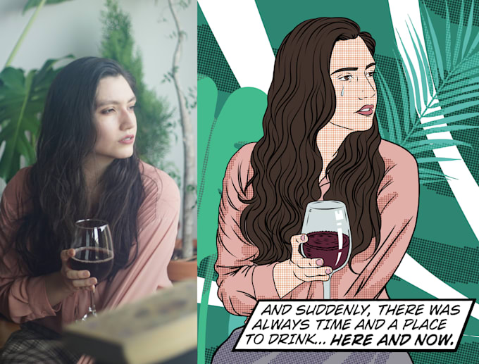 draw you pop art style