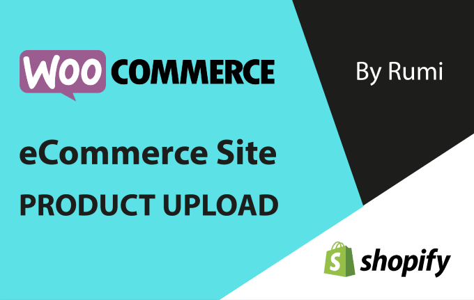 manually upload new products to your ecommerce shop