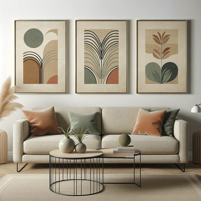 create printable wall art, concept art for etsy shop