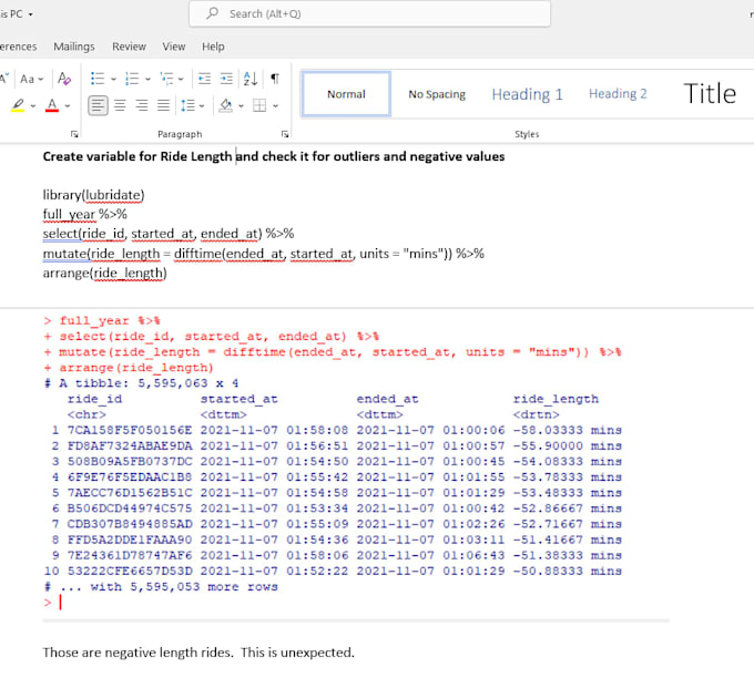 Clean a variable for you by Michaelmroark | Fiverr