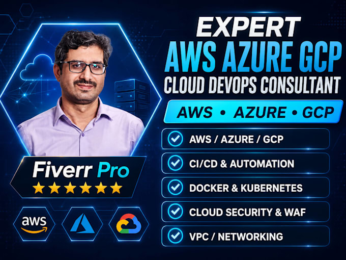 be your AWS azure gcp cloud architect and devops engineer