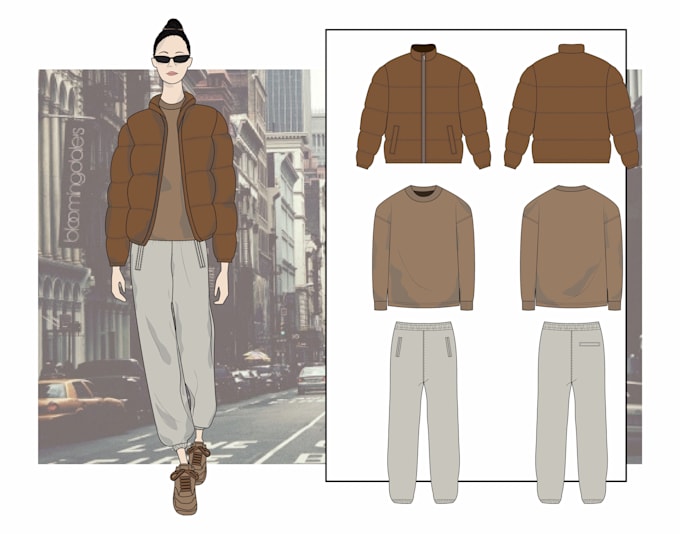 Create your fashion tech packs and flat cad illustrations by ...