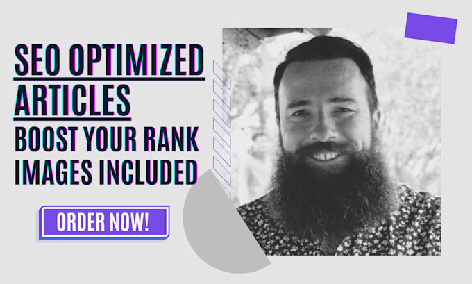 write high quality SEO optimized content for your blog