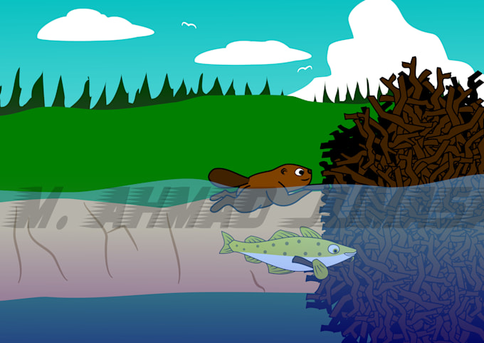 draw an illustration for children with friendly price