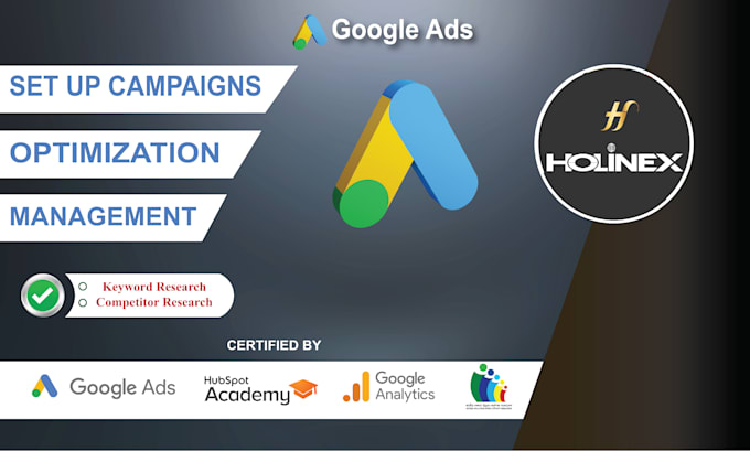 setup, optimize, manage google ads adwords PPC campaigns