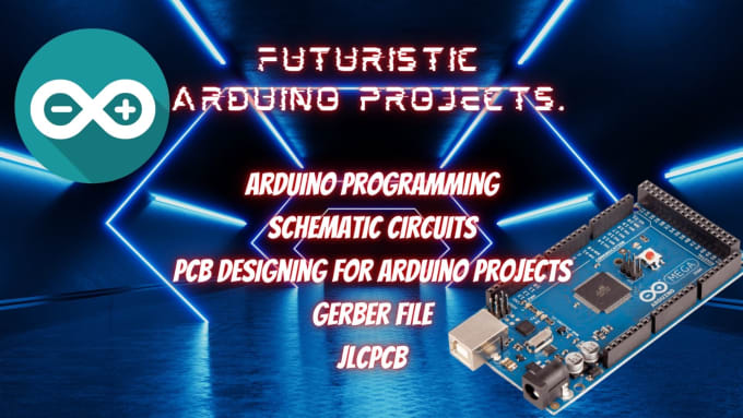 Design circuit, pcb and programing for arduino projects by Rehman ...