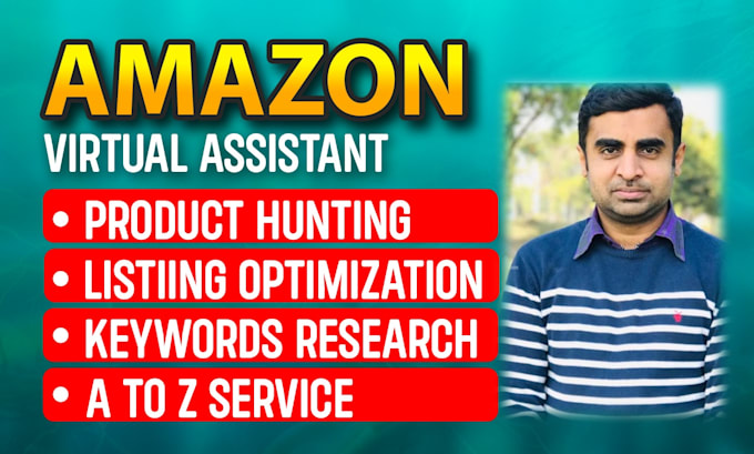 be your amazon virtual assistant, expert amazon fba virtual assistant