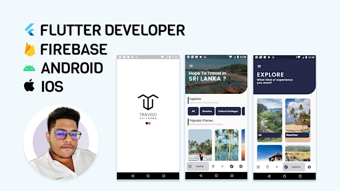 Develop ios and android apps using flutter by Thanush_sd | Fiverr