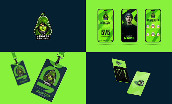design full esports branding, posters, social media kit, and event graphics