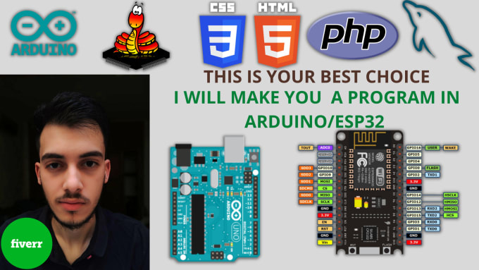 Make you a program in arduino esp32 nodemcu by Aminehamidi27 | Fiverr