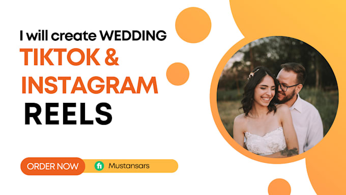 edit your wedding tiktok videos and instagram reels