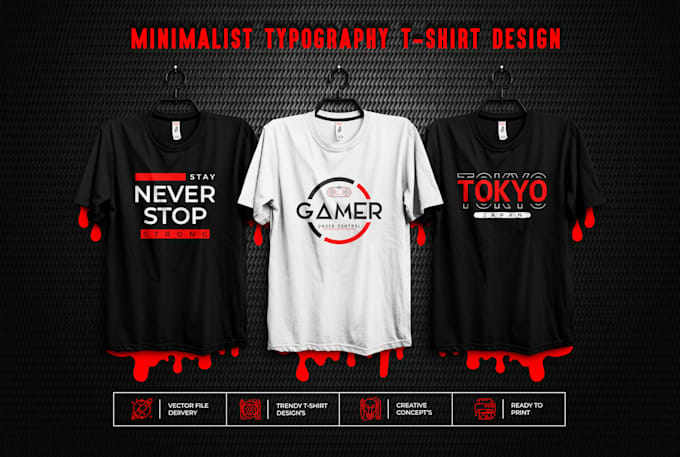 do a simple minimalist typography bulk tshirt design