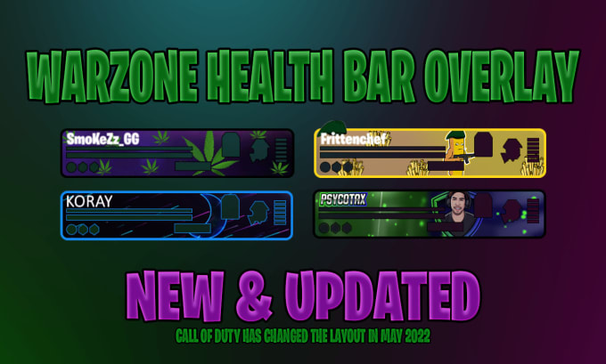 Create An Animated Warzone Health Bar Overlay By Kezkooo Fiverr