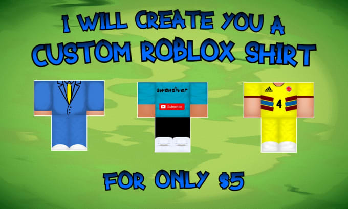 Create you a custom roblox shirt by Swandiver | Fiverr