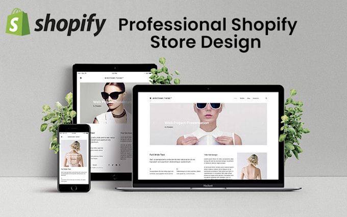 design a dropshipping shopify store shopify website and customize theme