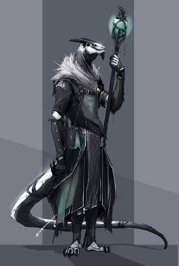 illustrate your character for dnd, scifi or fantasy setting