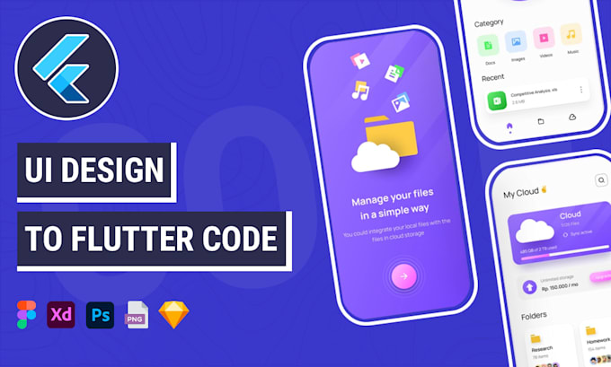 Convert your app ui into flutter code by Moazallam | Fiverr
