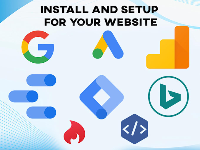 setup google analytics, search console, tag manager, bing webmaster, hotjar