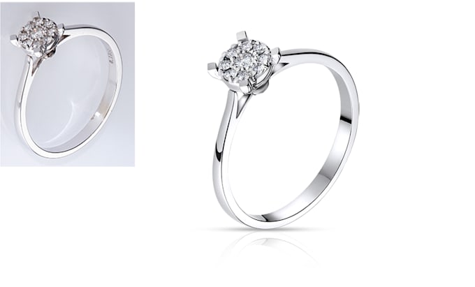 do jewelry images clean and shine with high end retouching