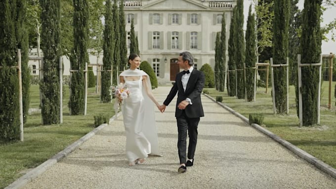 cinematic wedding video editing