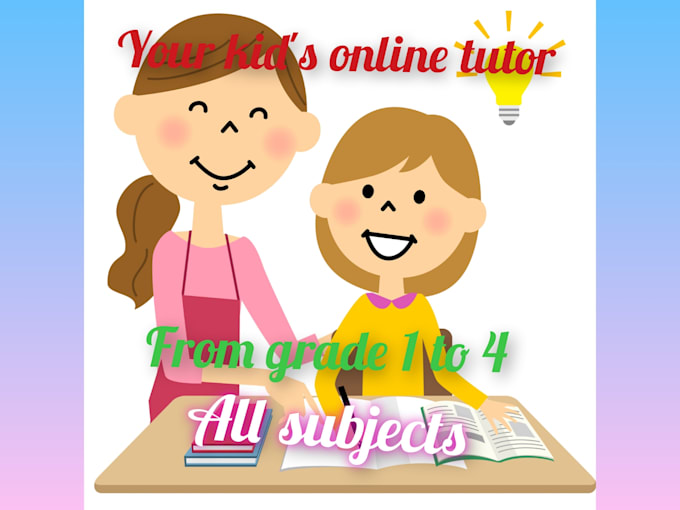 be your kids online tutor