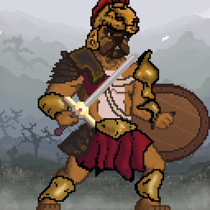 drawing pixel art and animation